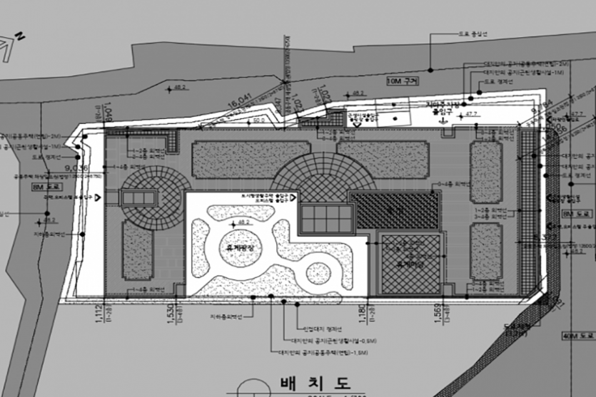 주상복합빌딩 신축계획안